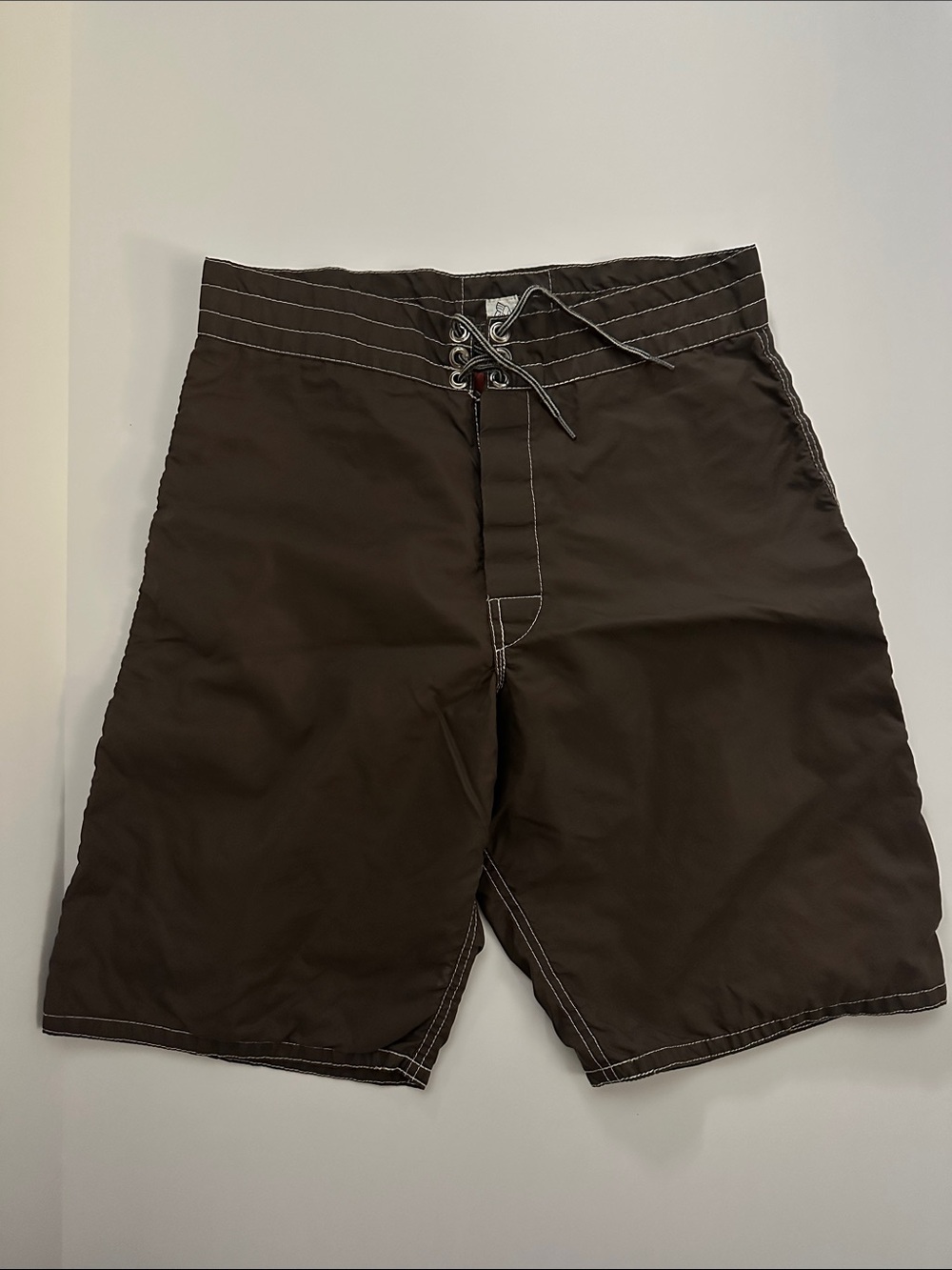 Birdwell Beach Britches Brown Men’s 311 Board Shorts velcro & drawstring closure